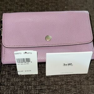 BNWT Coach 3 Section Wristlet